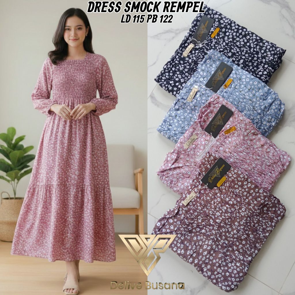 Dress rayon smock Rempel//dress rayon smock