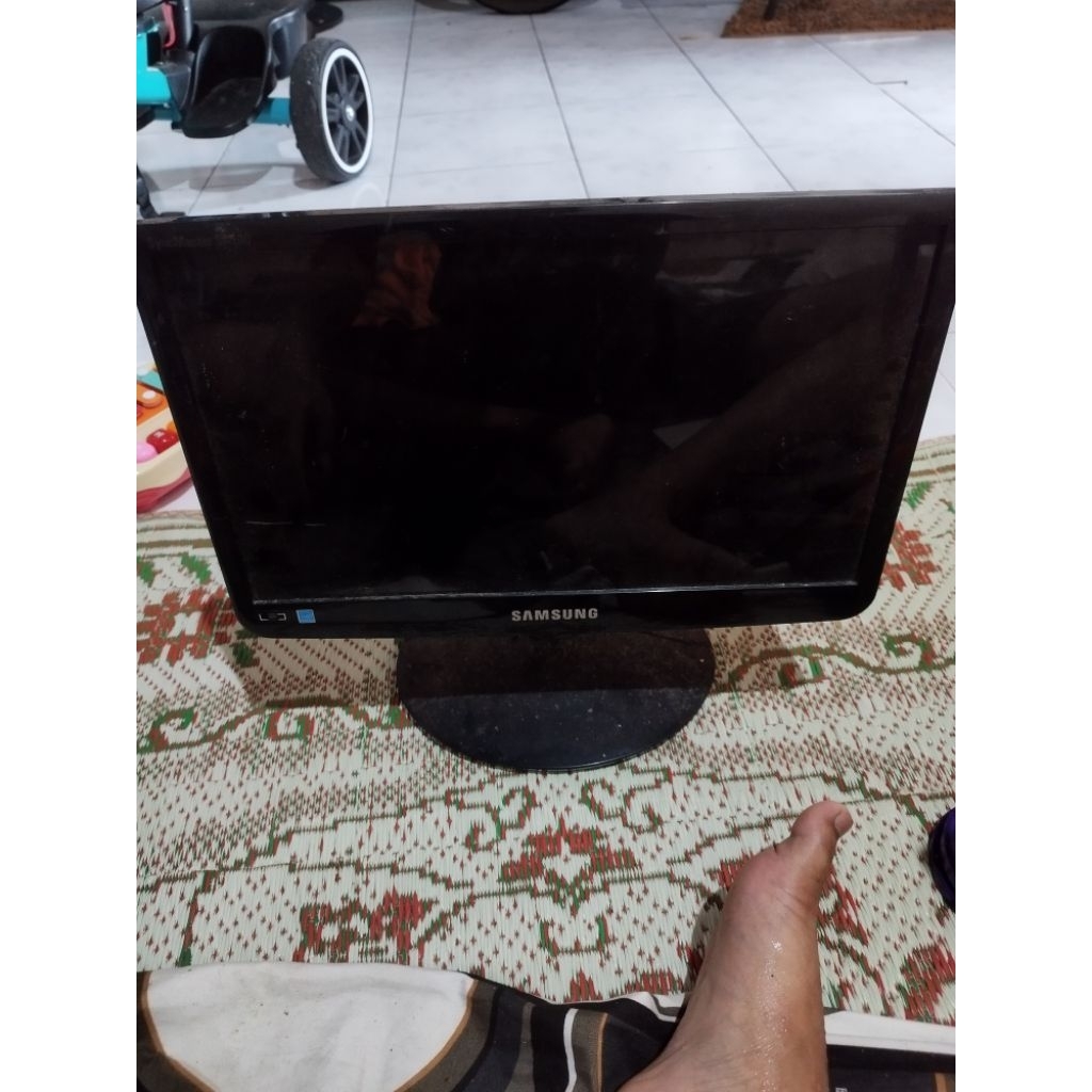 monitor pc samsung s16a100n minus layar ga tampil