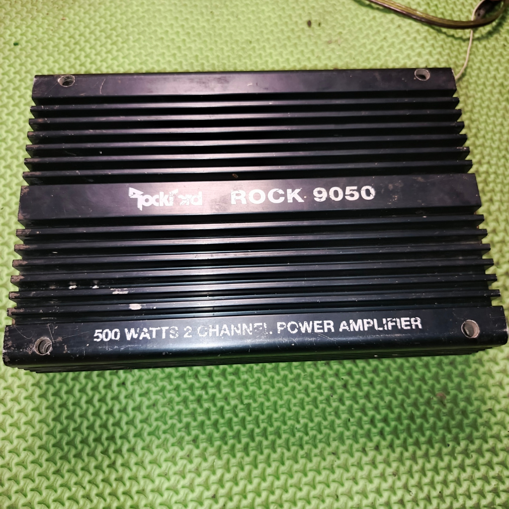 Power Audio Mobil Amplifier | Rockford ROCK-9050 | 2 Channel | Subwoofer Speaker | Kondisi Bekas