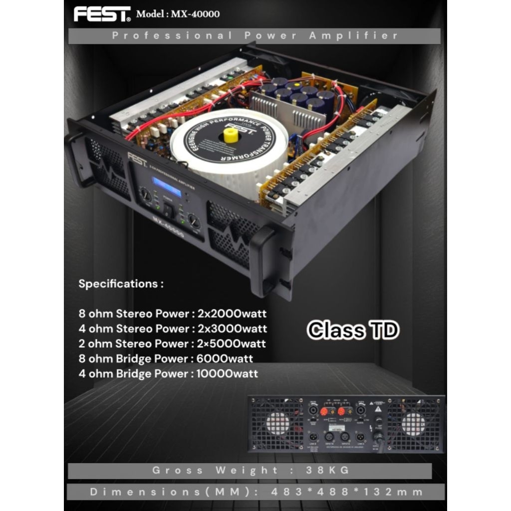 Power fest mx40000 class TD