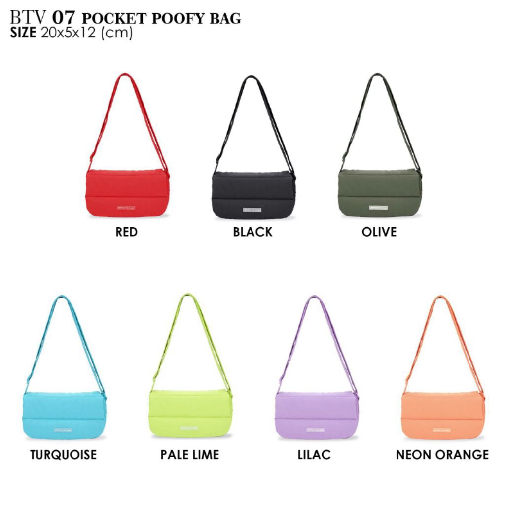 Pocket Poofy Bag BTV 07