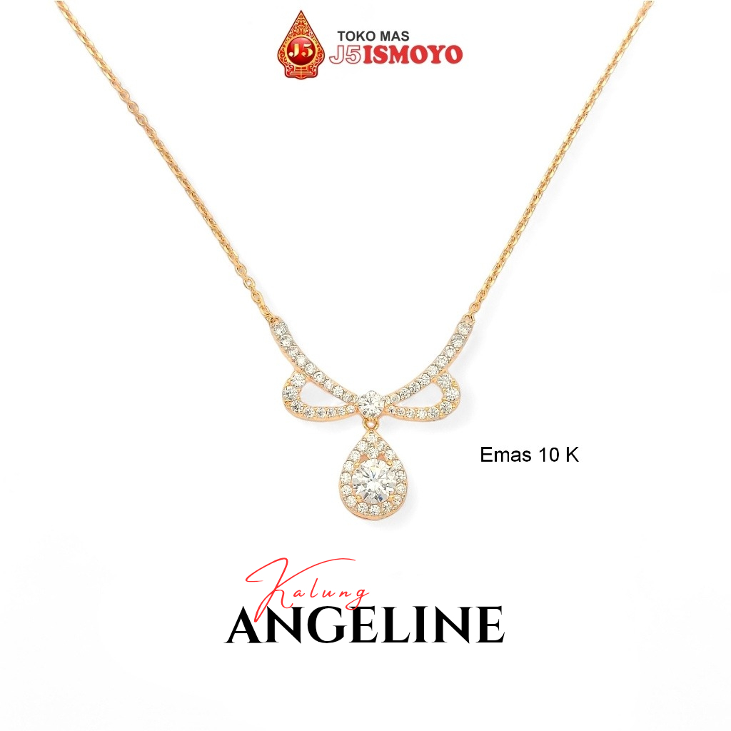 Kalung Emas Mas Asli Model Rantai Angeline J5 Ismoyo
