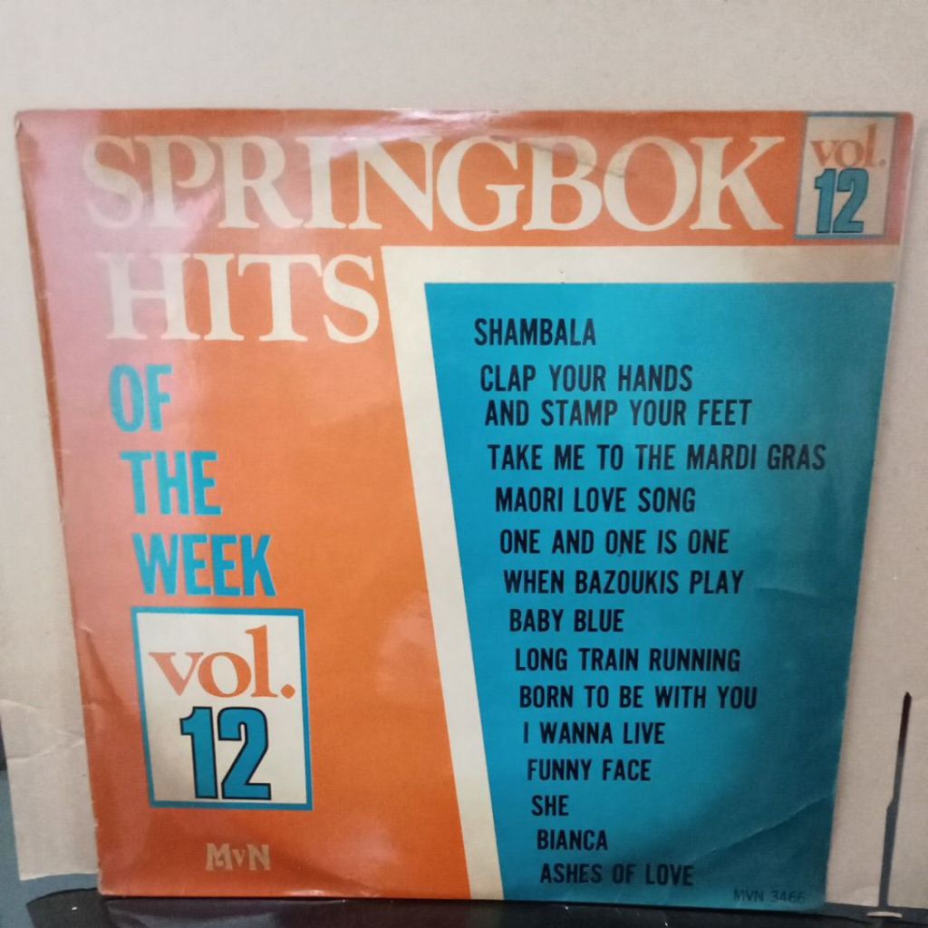 Vinyl Piringan Hitam 12 inch Springbok Hits Of The Week Vol. 12