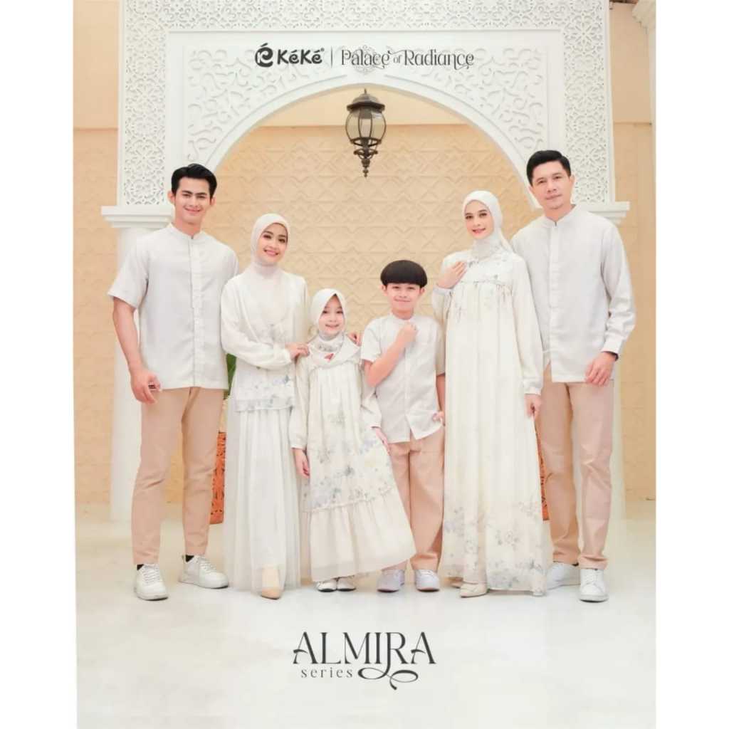 [RAYA SERIES 2026] Sarimbit Almira Cream by Keke - Almira Series - Sarimbit Keke