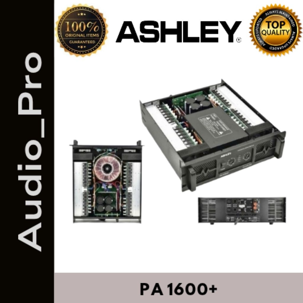 Power Amplifier Ashley PA1600 Ashley PA 1600 PA1600+