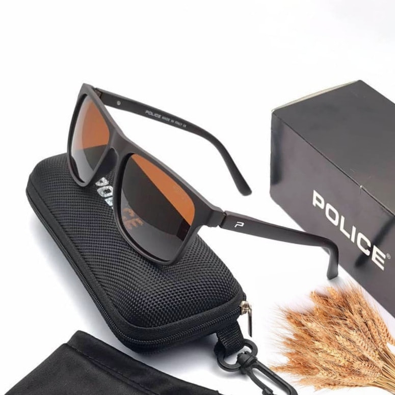 KACAMATA HITAM PRIA POLICE 602 POLARIZED ANTI SILAU UNISEX KEREN KEKINIAN