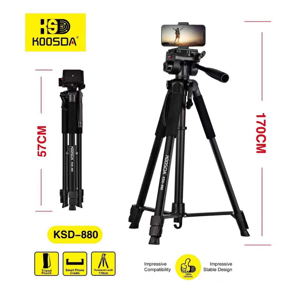 TRIPOD KOOSDA KSD-880 1,7M tripod selfie konten