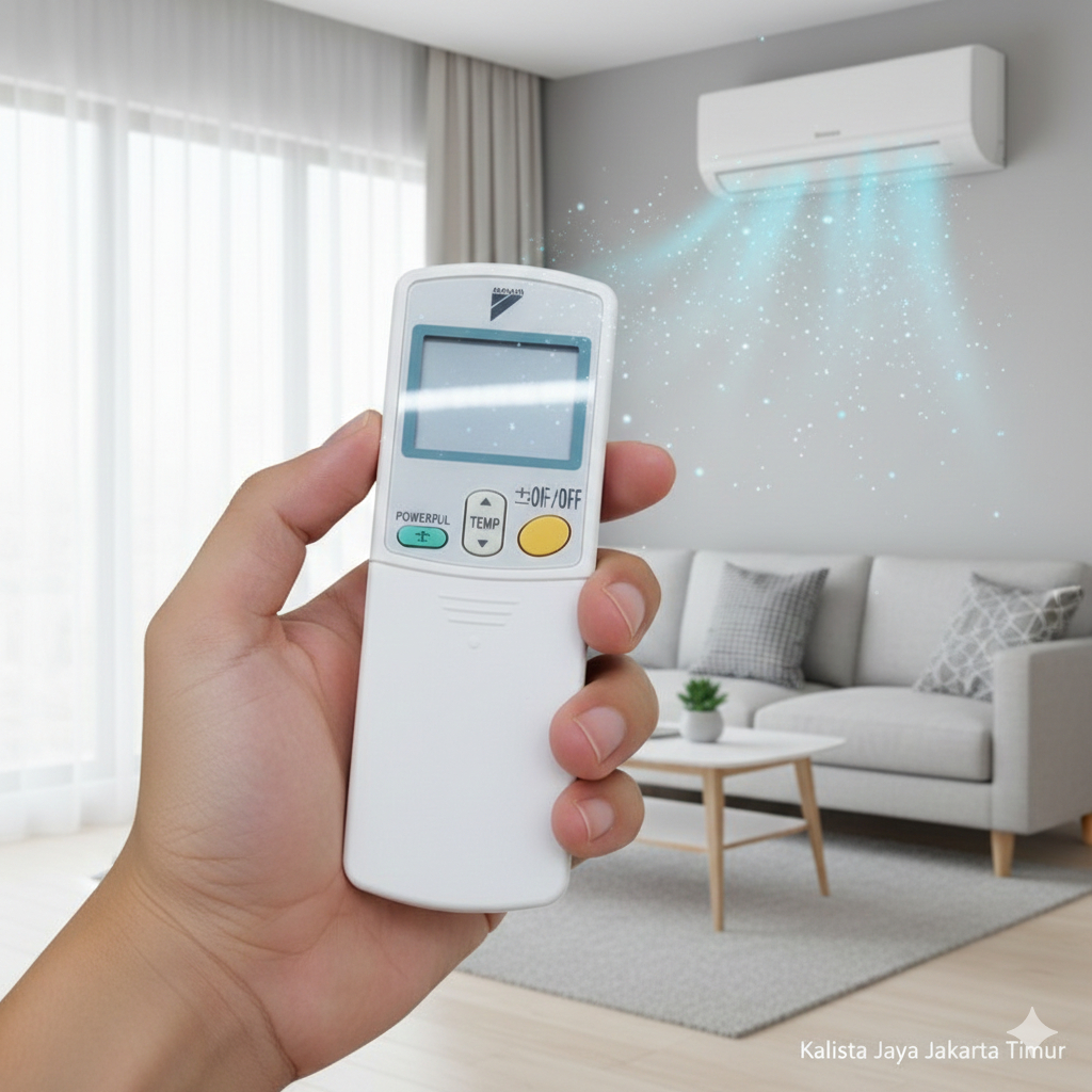 REMOTE AC DAiKIN ARC433A55 ORIGINAL ASLI