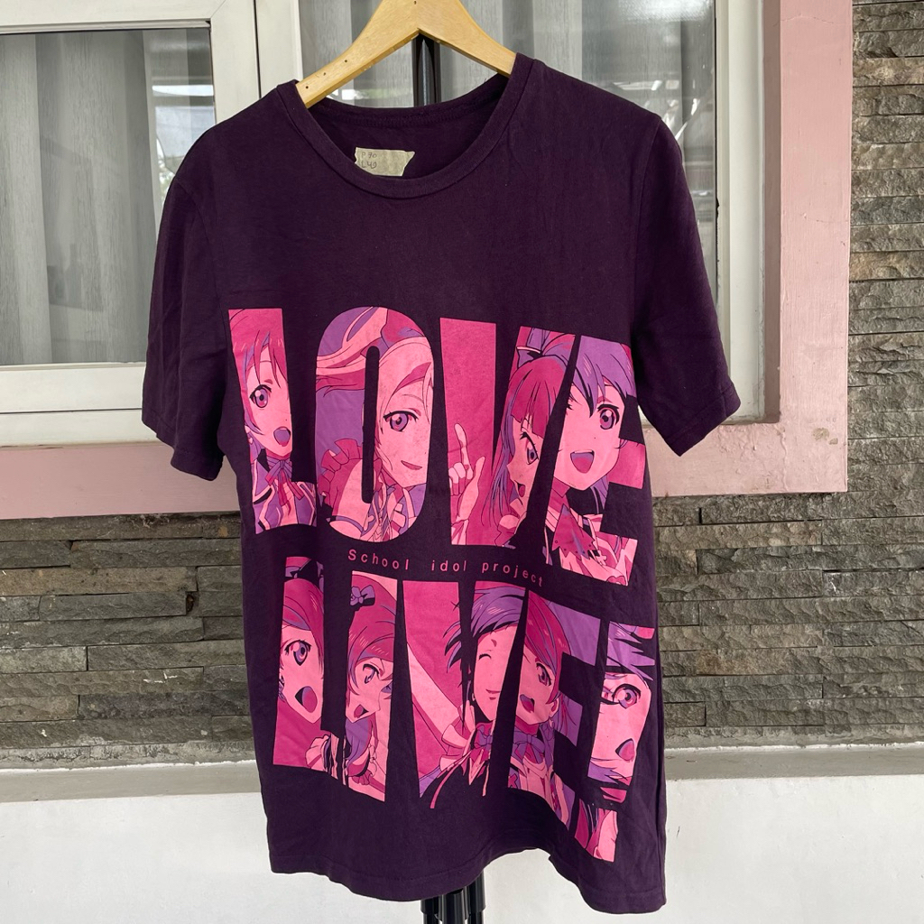 Kaos Anime School Idol Project Ori preloved