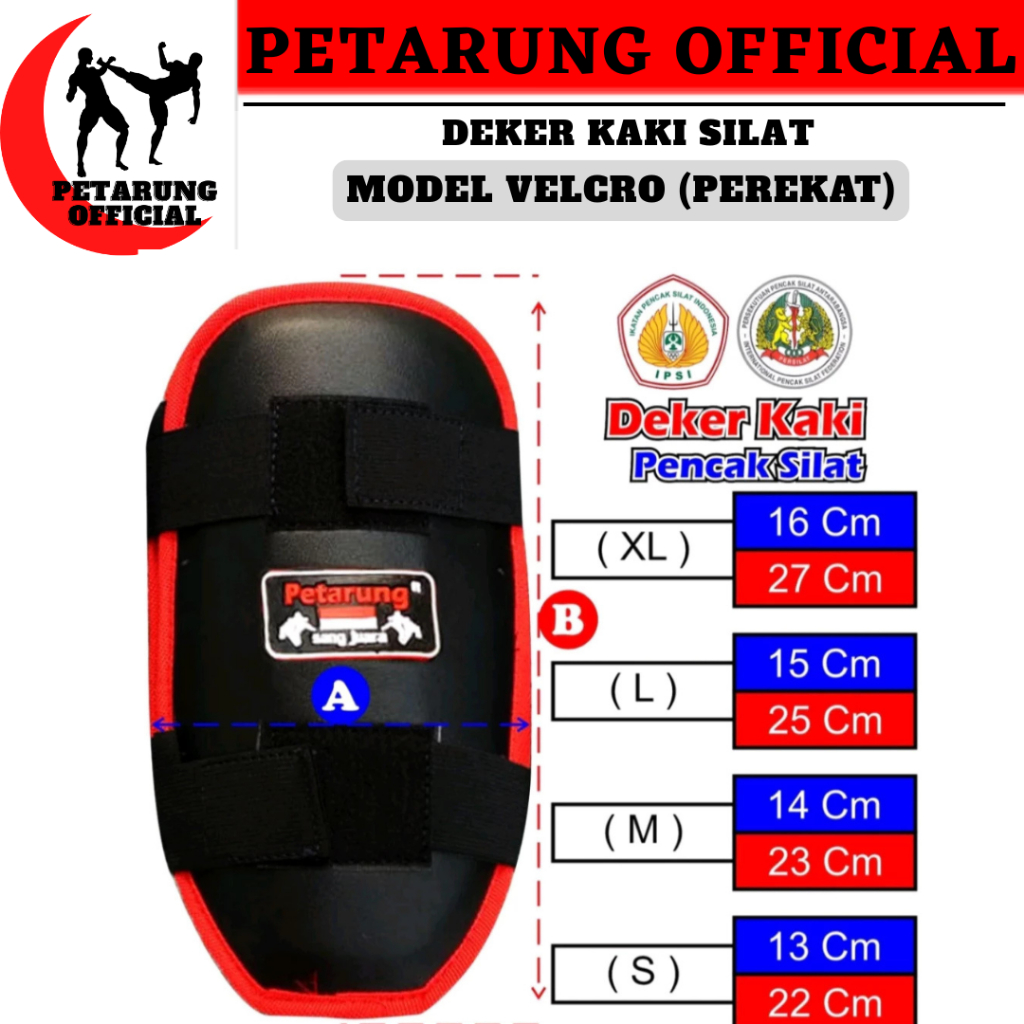 deker kaki silat / deker tangan silat / 1 set deker tangan dan kaki silat