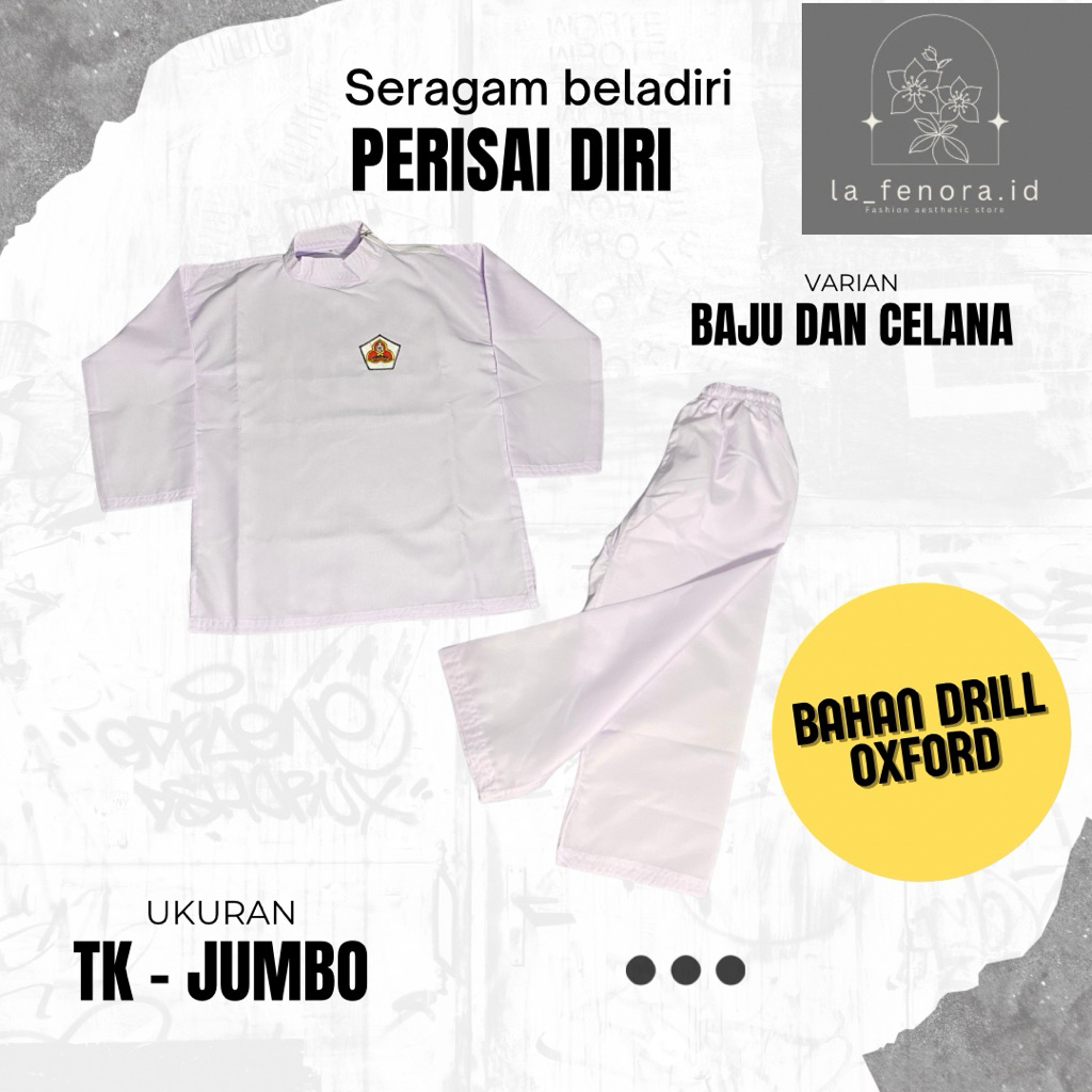 Baju Seragam Silat Perisai Diri, Seragam Latihan pencak silat perisai diri