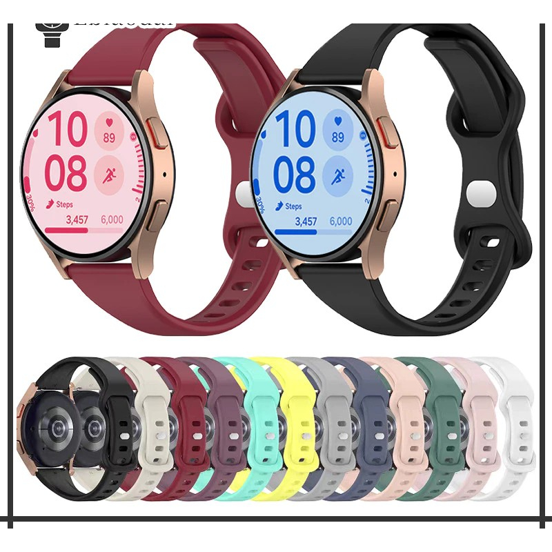 NEW - Strap Silikon Slim 22mm 20mm Strap for Samsung Galaxy Watch 7/FE/6 Classic/6/5/4/4 Classic/Act