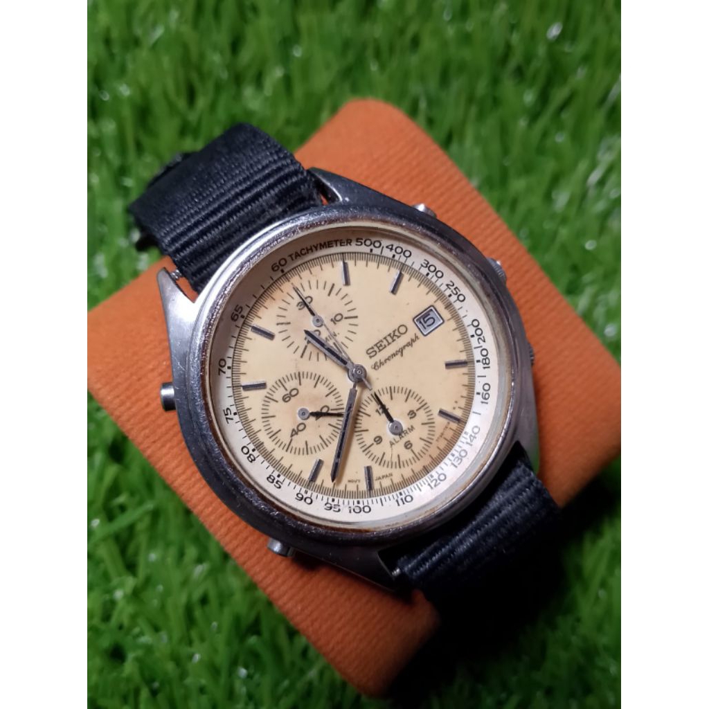 Jam Tangan Seiko Alarm Chronograph 7T32_7C60