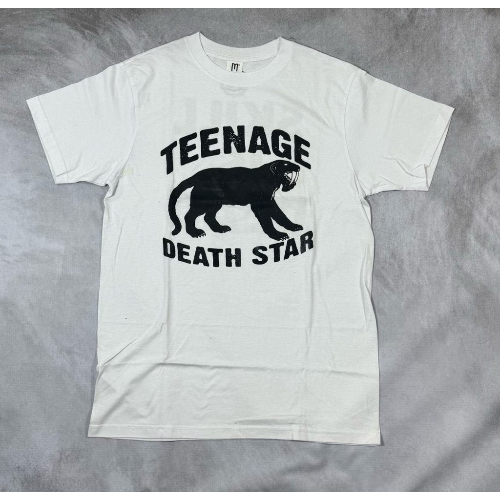 TSHIRT TEENAGE DEATH STAR SKILL IS DEAD WHITE
