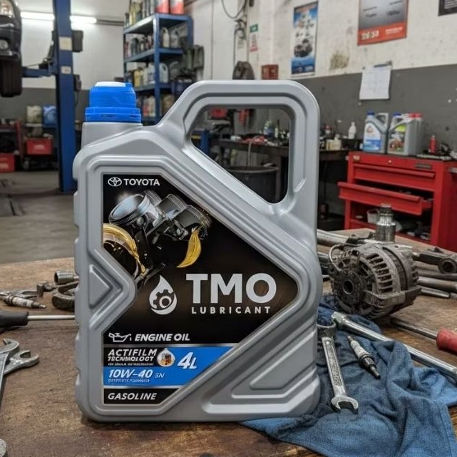 OLI MESIN MOBIL TOYOTA TMO 10W- 40 4L OLI MOBIL ORIGINAL