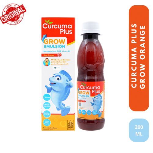Curcuma Plus Grow Emulsion 200 ml vitamin anak untuk pertumbuhan dan nafsu makan
