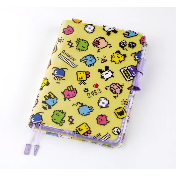 Hobonichi 2026 Tamagotchi Clear Cover on Cover