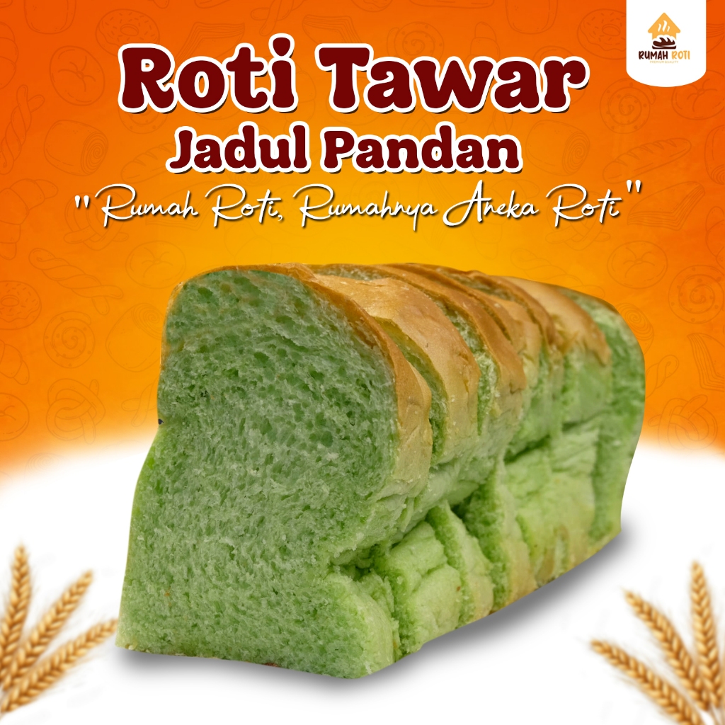 Roti Tawar Jadul Pandan Premium - Roti Tawar Homemade