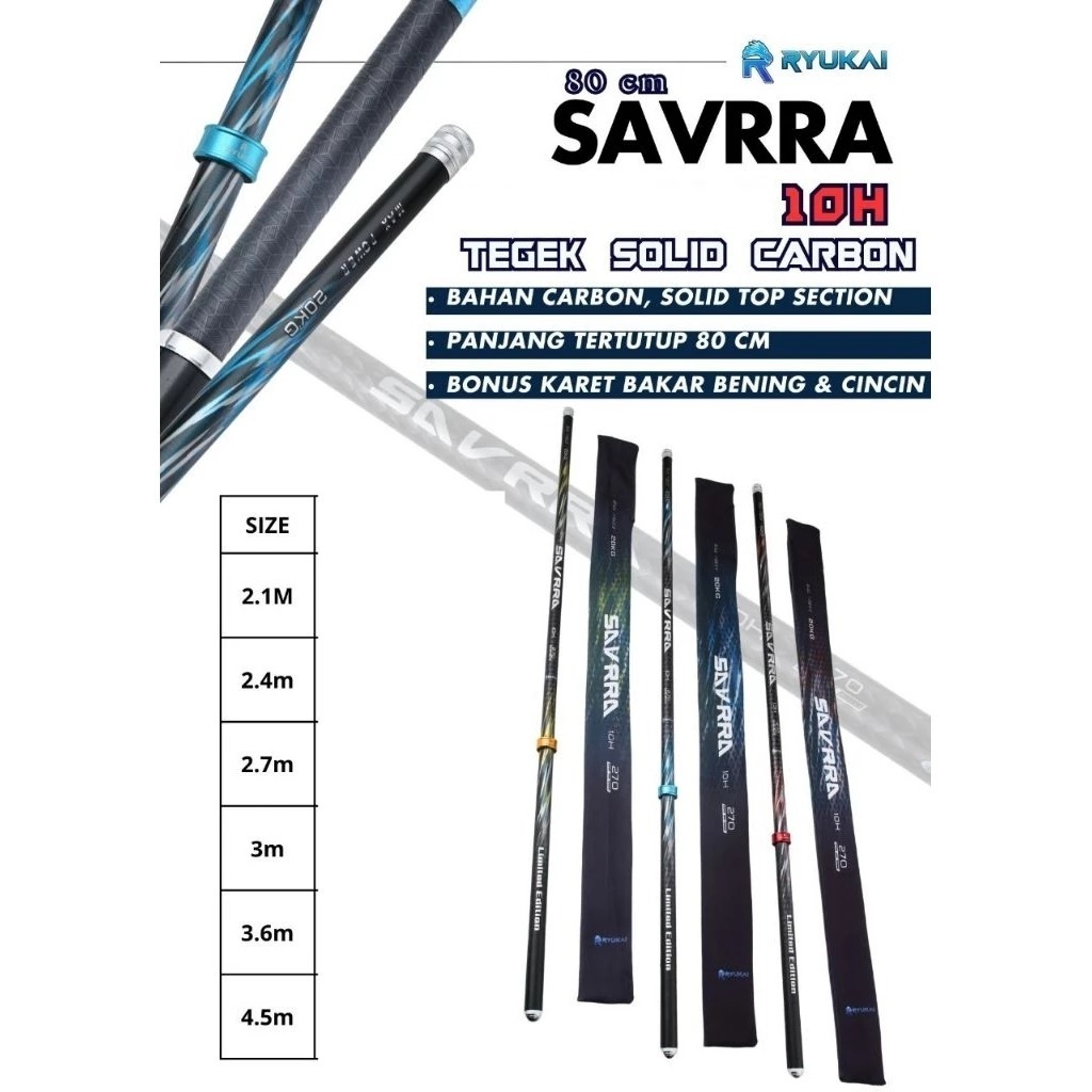 JORAN TEGEK RYUKAI SAVRRA 10H RINGAN KUAT KAKU 360 450