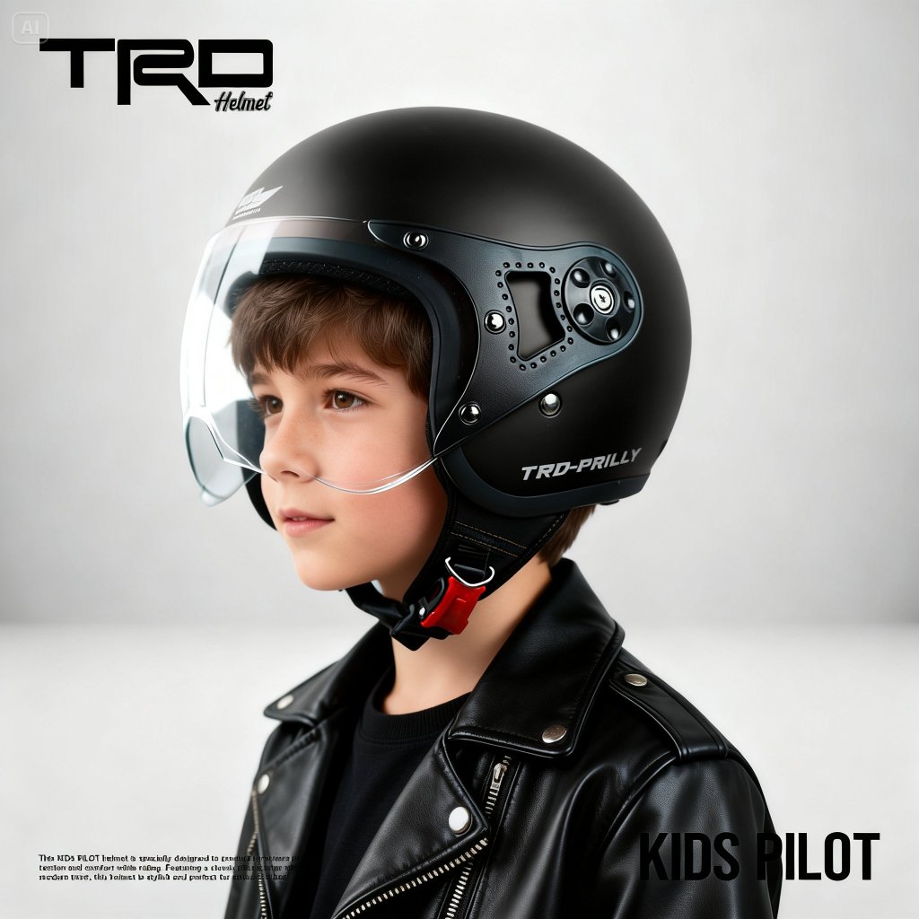 HELM ANAK TRD KIDS / HELM ANAK UMUR 2 - 10 TAHUN / HELM ANAK SNI / HELM ANAK HARIAN KUALITAS PREMIUM