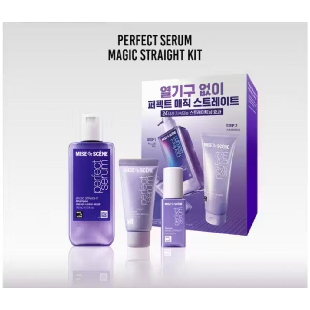 Mise En Scene Magic Straight Kit - Shampoo & Serum MiseEn