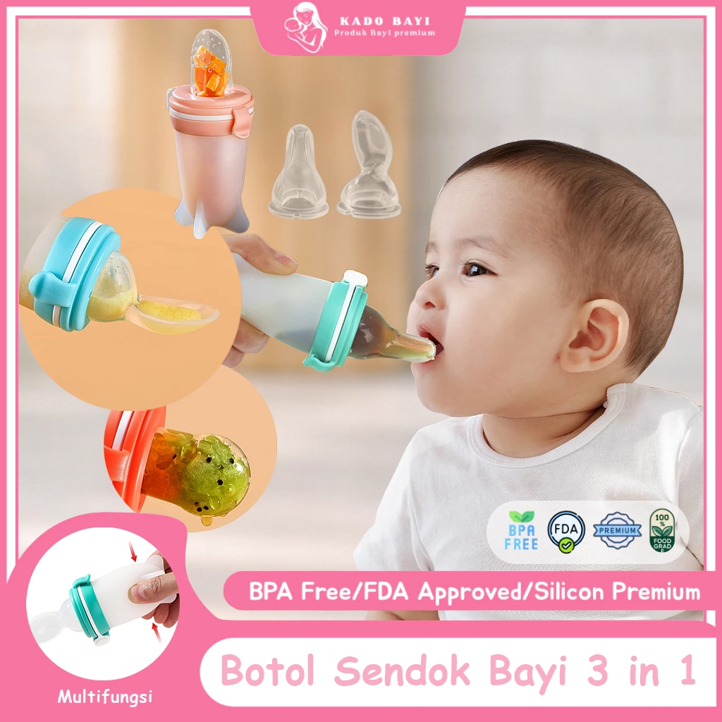Botol Sendok Bayi 3 In 1