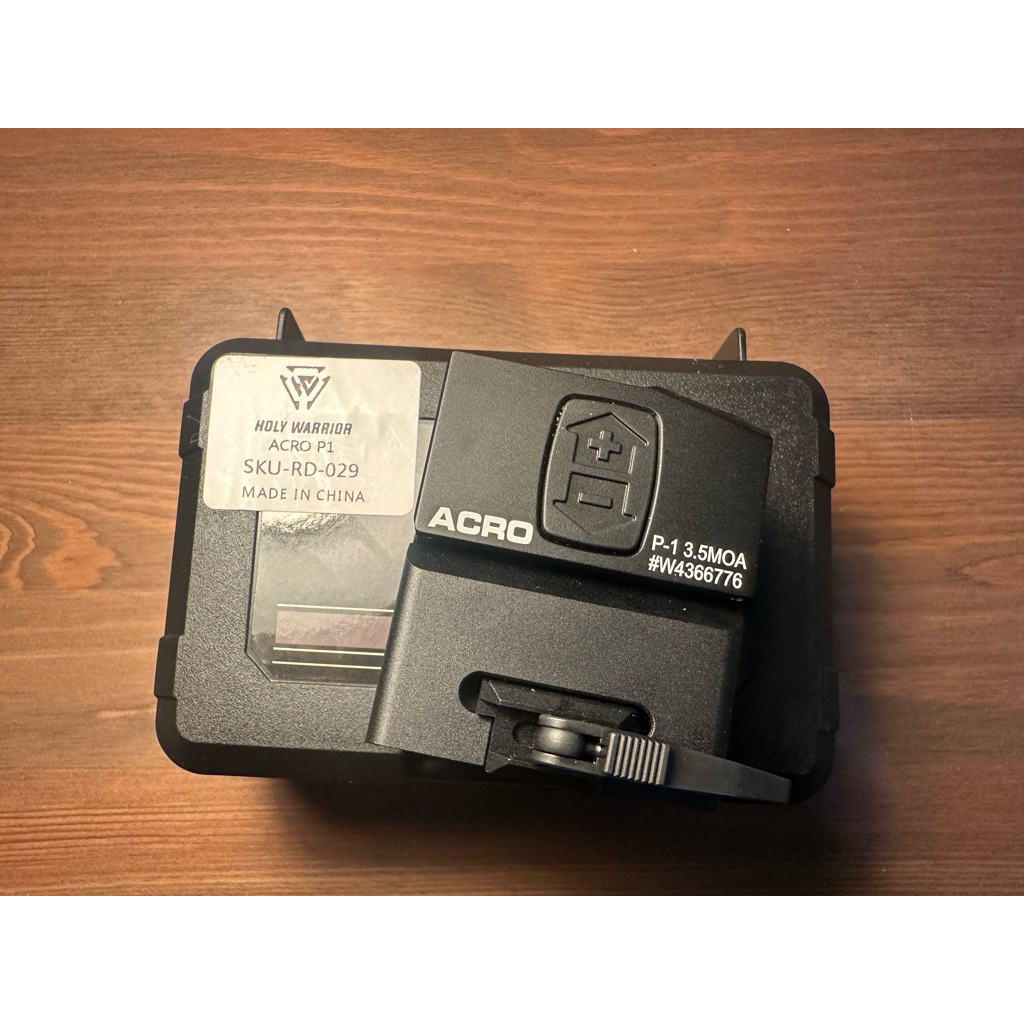 Holy Warrior Aimpoint ACRO P1 P-1 not P2 Tactical Red Dot Sight Pistol Sight with High Mount - Black