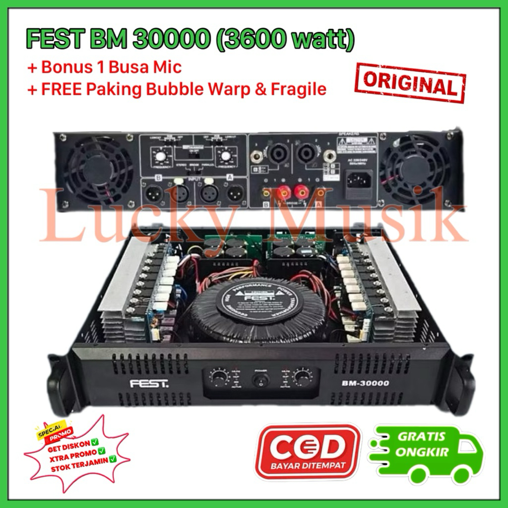 Power Fest BM 30000 Original Amplifier FEST BM-30000 Class H power bm 30000 power bm30000 power fest