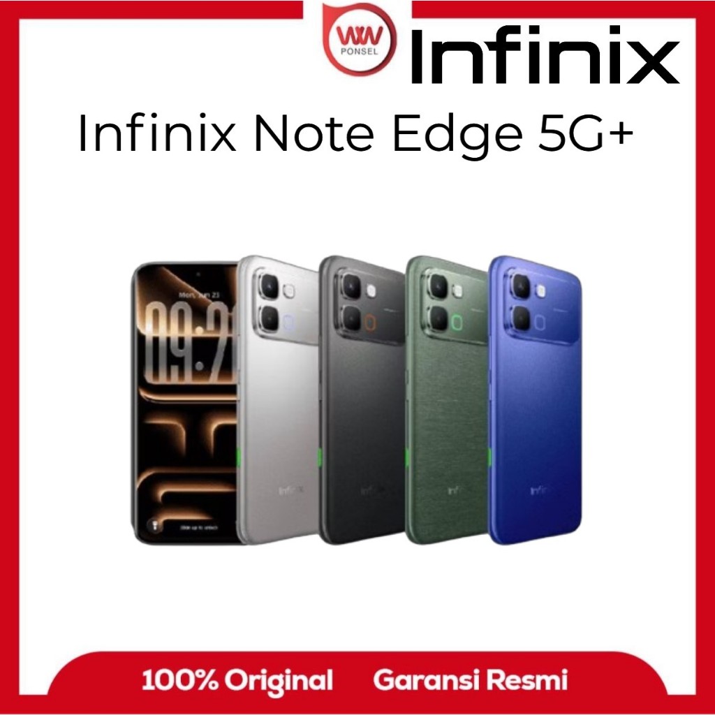 Hp Infinix Note Edge 5G+ Ram 8GB Internal 256GB Garansi Resmi
