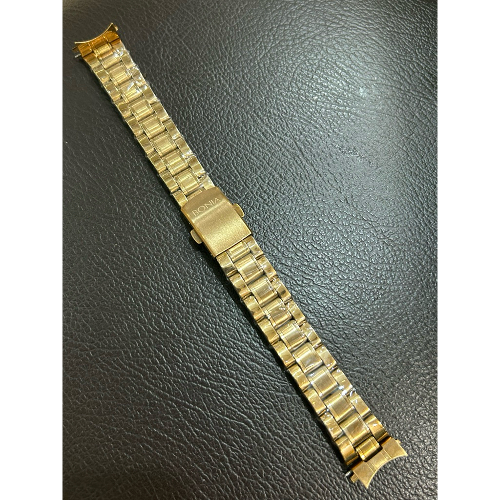 rantai jam bonia 16mm rosegold