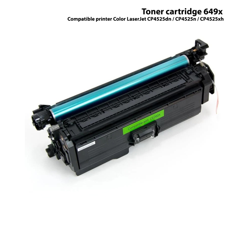 Toner cartridge 649x compatible printer HP  Color LaserJet CP4525dn / CP4525n / CP4525xh