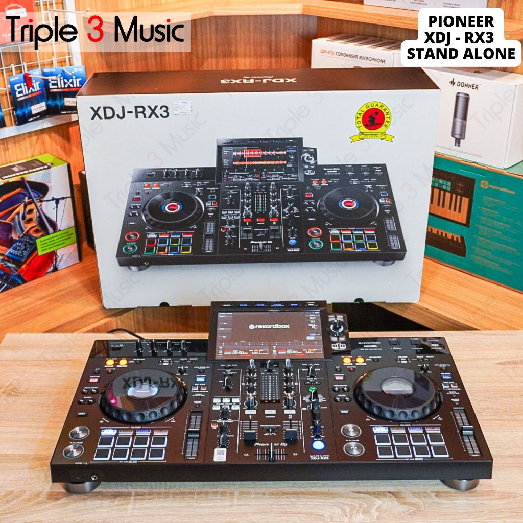 Pioneer DJ XDJ RX3 Alat DJ All-in-One Digital DJ System Premium 10.1" Touchscreen, Rekordbox & Serat