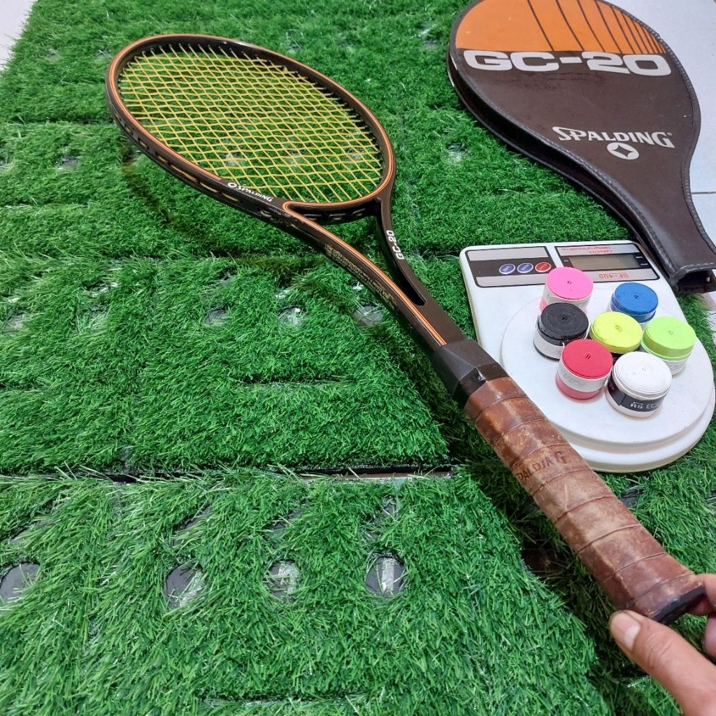 RAKET TENIS ORIGINAL SPALDING GC-20 BEKAS 343G MASIH BAGUS