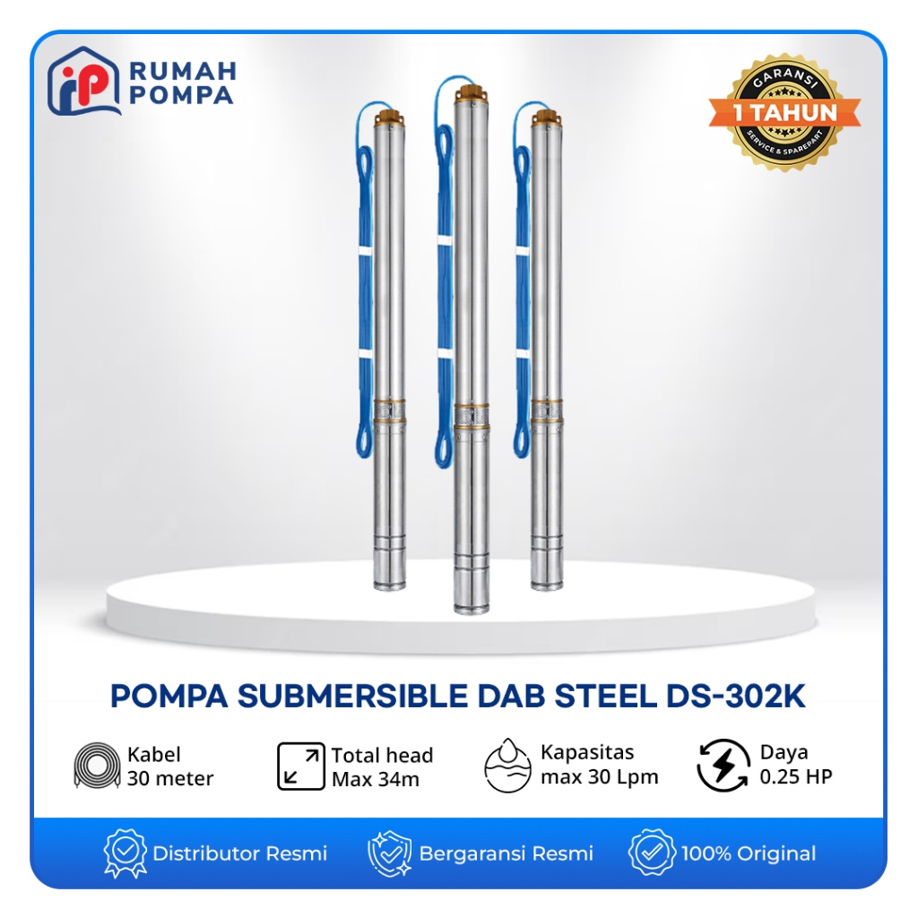 Pompa Submersible 2 inch Dabsteel DS-205K