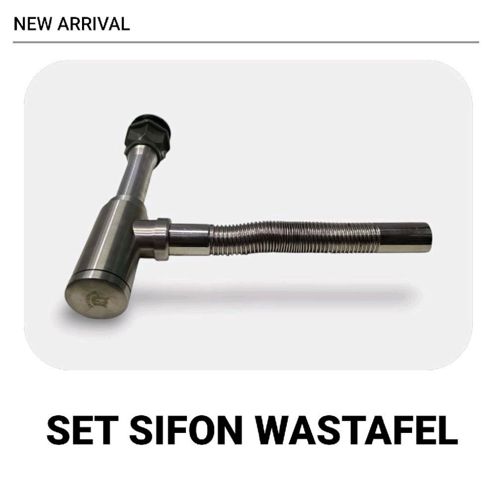 SIFON BOTOL STAINLESS STEEL SUS 304/ SIFON WASTAFEL/AFUT SIFON