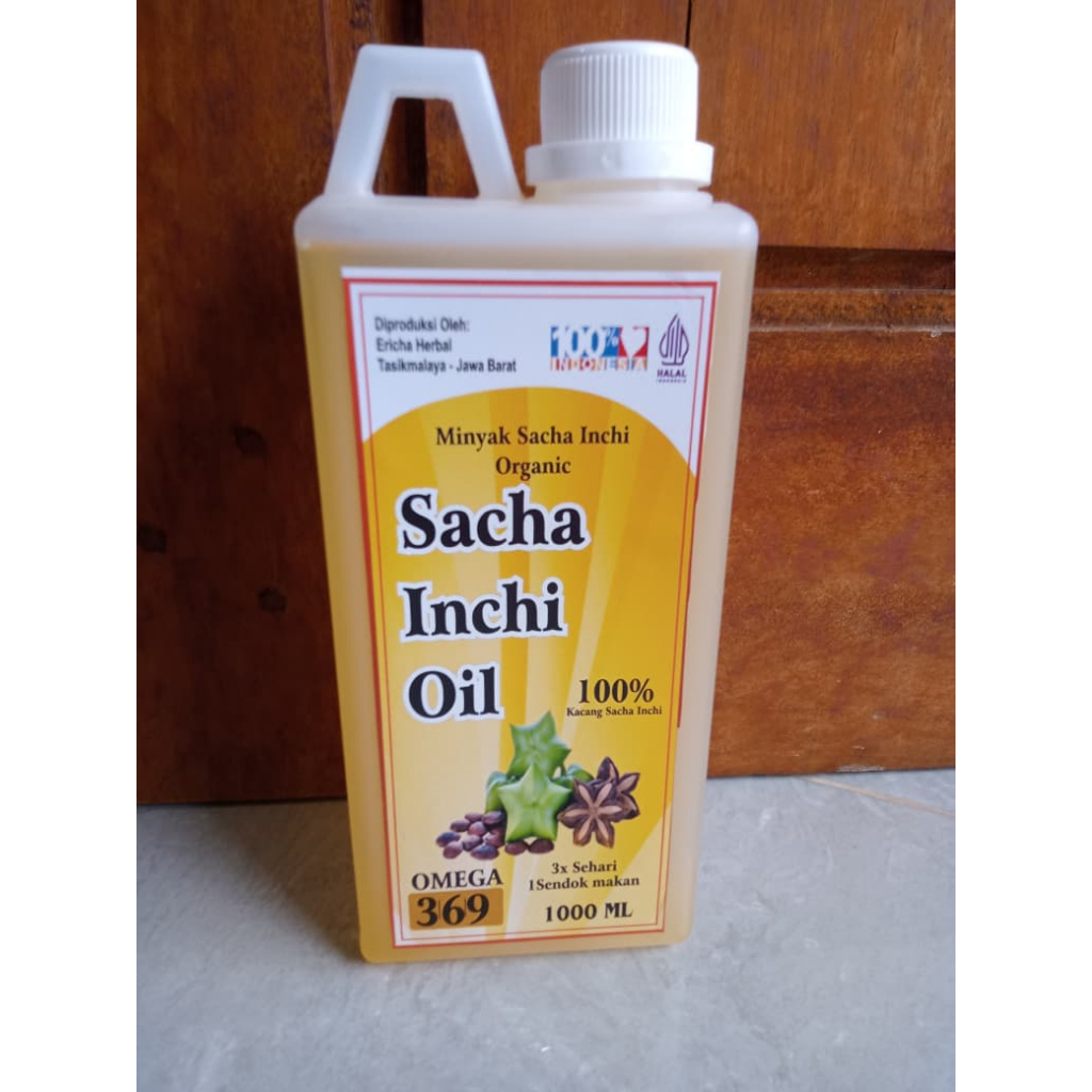 PROMO Minyak Sacha Inchi Oil organik saca inci sacainci sanca ici BPOM 100% Murni original-1000 ML