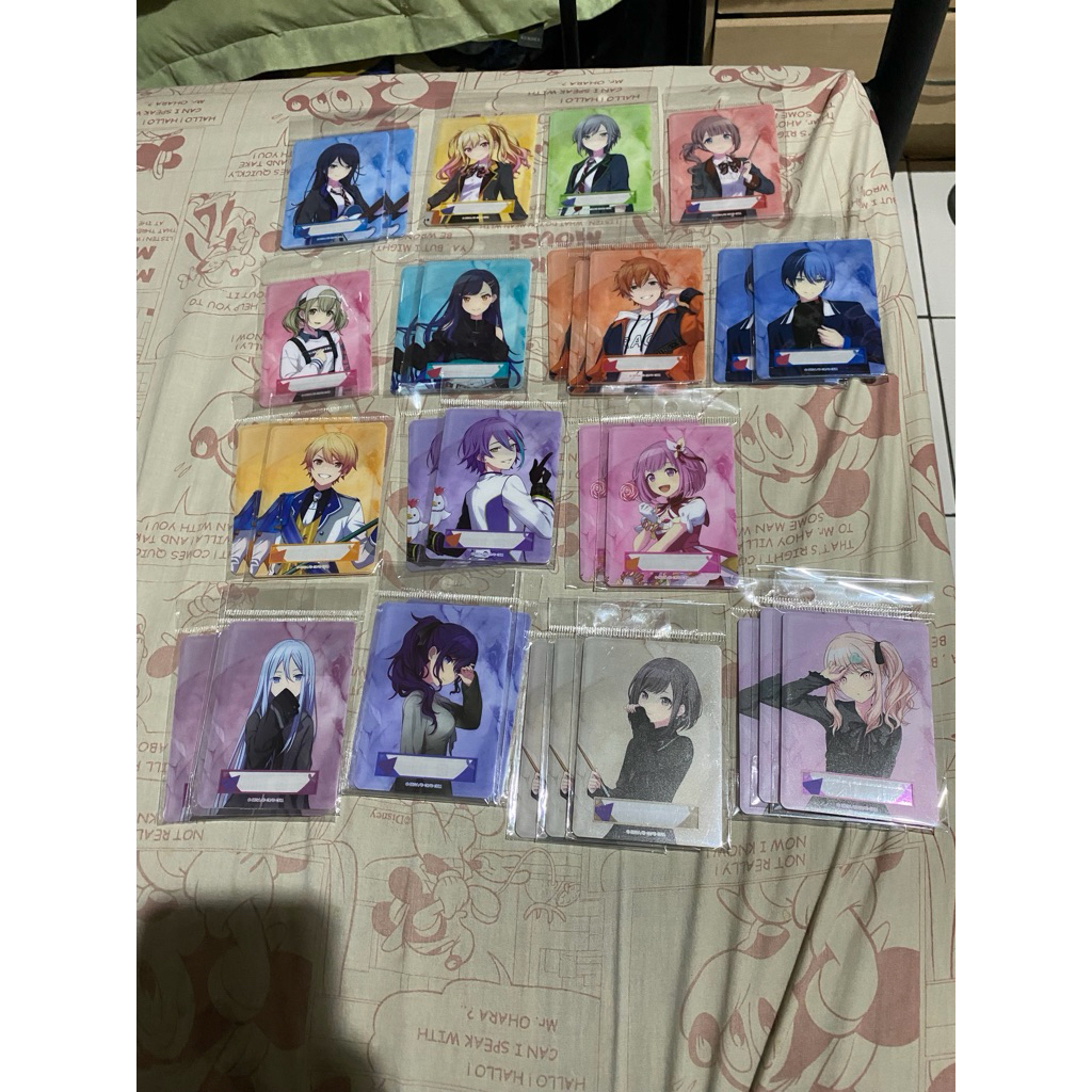 ready stock card case project sekai official, cocok buat kartu WS