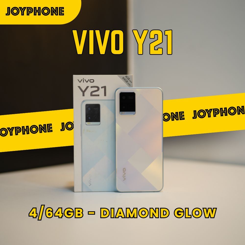 (SECOND) VIVO Y21 4/64GB - Diamond Glow JOYPHONE BERGARANSI 1 BULAN