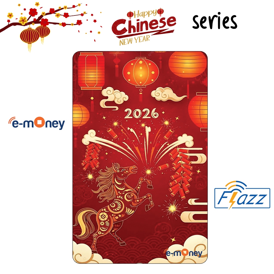 Kartu Emoney / Flazz Gen 2 Edisi Imlek - Kartu Etoll BCA Mandiri