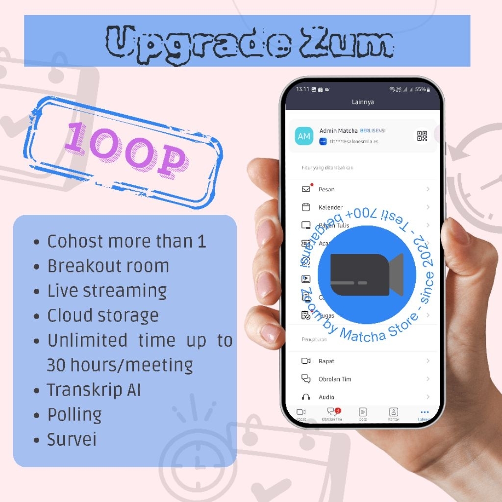 Upgrade Zoom 100p 1 Bulan Fullgar