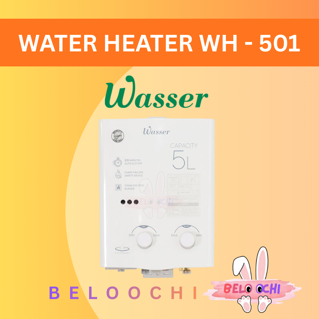 Water Heater Wasser WH-501 / Water Heater Wasser WH 501 - Gas LPG