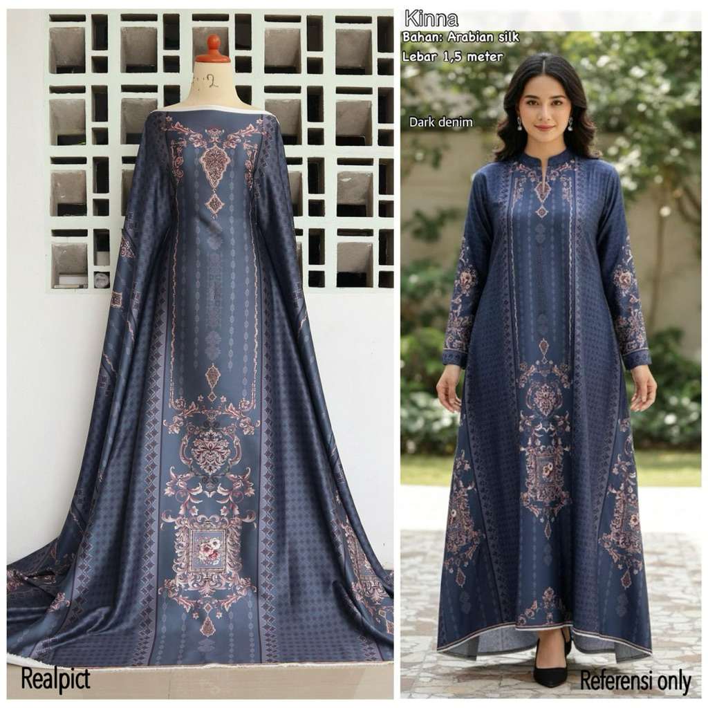 ARABIAN SILK | kain arabian silk | kain sarimbit | kain silk serat lembut | kain gamis | kain seraga