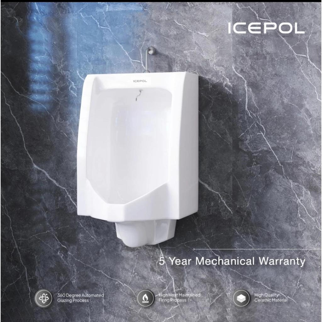 Urinal Urinoir Icepol IC 228m Closet Kloset Toilet Pria Berdiri Muslim IC 228 IC228 White Putih