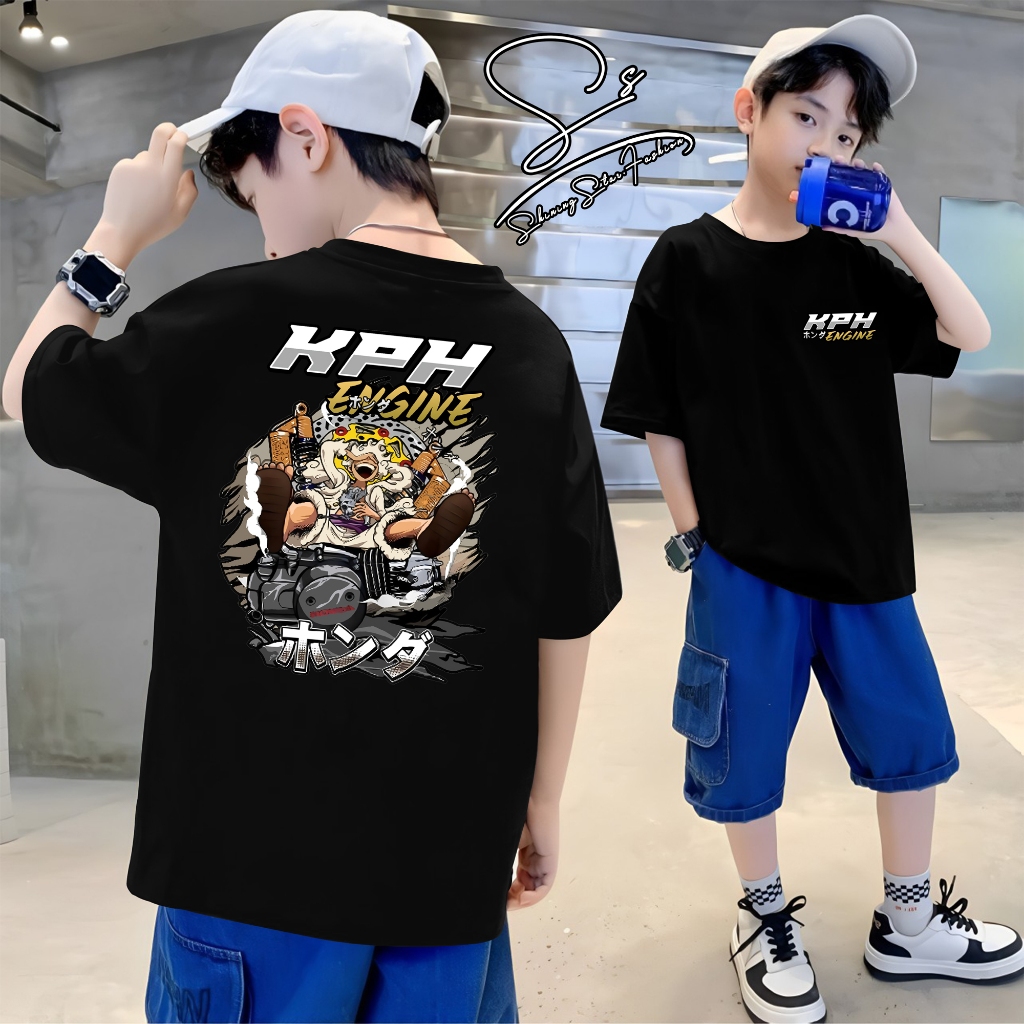 Baju Kaos Atasan AnaK Honda C Series Numpak Mesin Kph Gank Supra Bapak Distro Original Murah Keren U