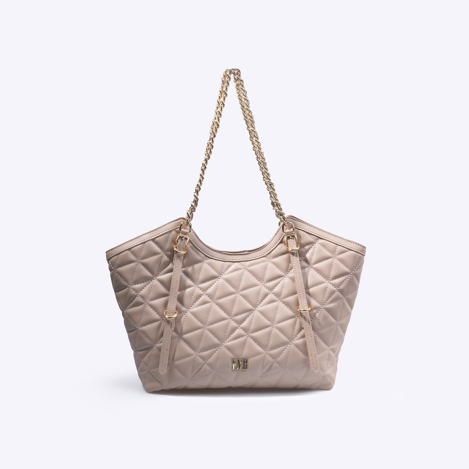 Everbest EVb Fassey Shoulder Bag Wanita Black & Taupe