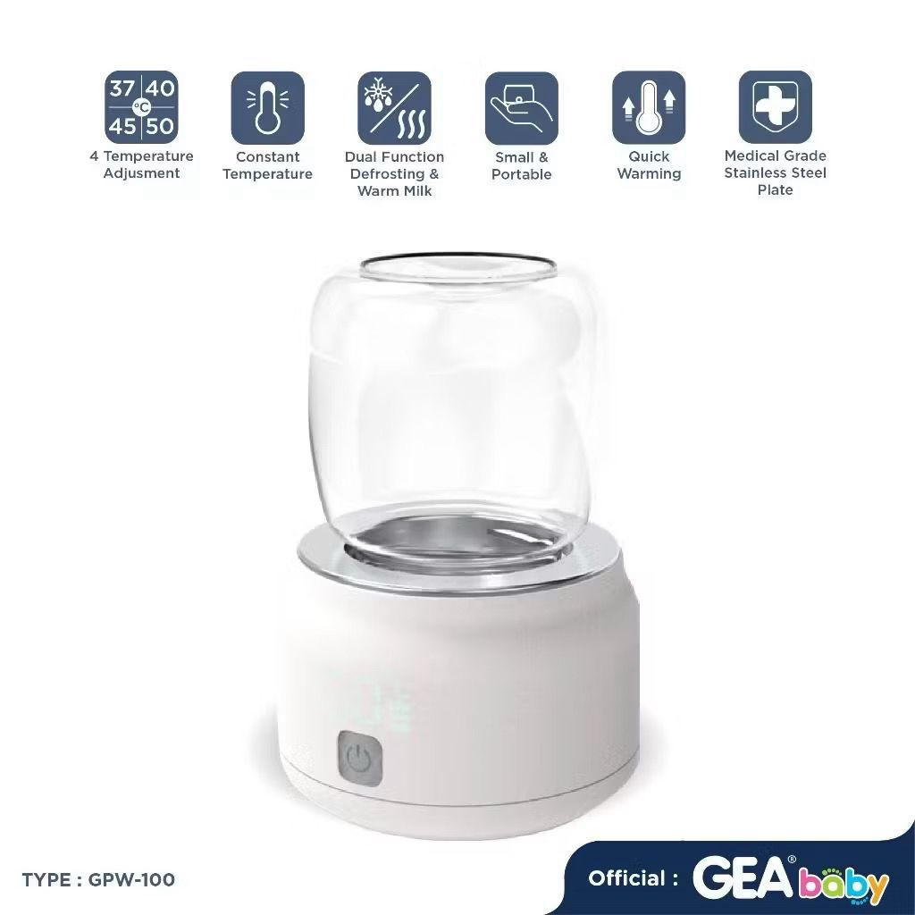 PRELOVED GEA BABY Smart Hero GPW-100 Portable Bottle Warmer - Penghangat Botol Susu Elektrik, Suhu T