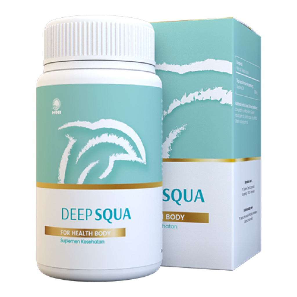 DEEPSQUA HNI Isi 100 Softgel EXTRAC MINYAK IKAN ORI
