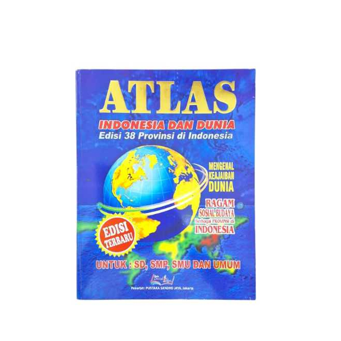 Atlas Lengkap Indonesia dan Dunia Ukuran Besar