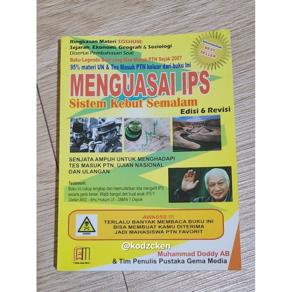 menguasai ips sistem kebut semalam preloved