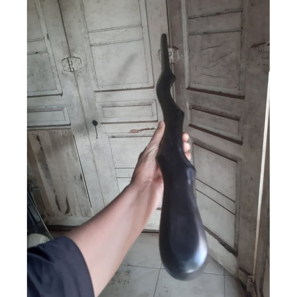 tongkat jalan kayu galih kelor Hitam super